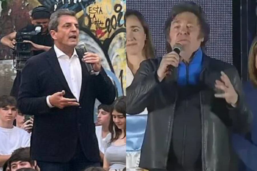 Los cierres de Massa y Milei