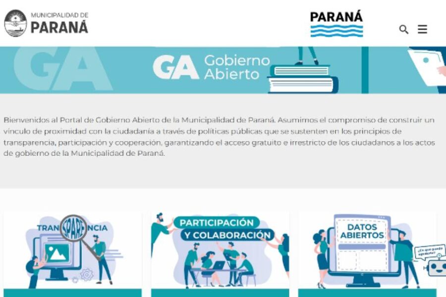 La Municipalidad cuenta por primera vez con un portal de Gobierno Abierto
