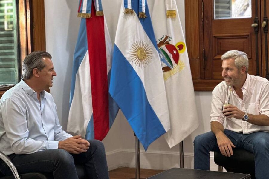 Importante gesto entre Bahl y Frigerio