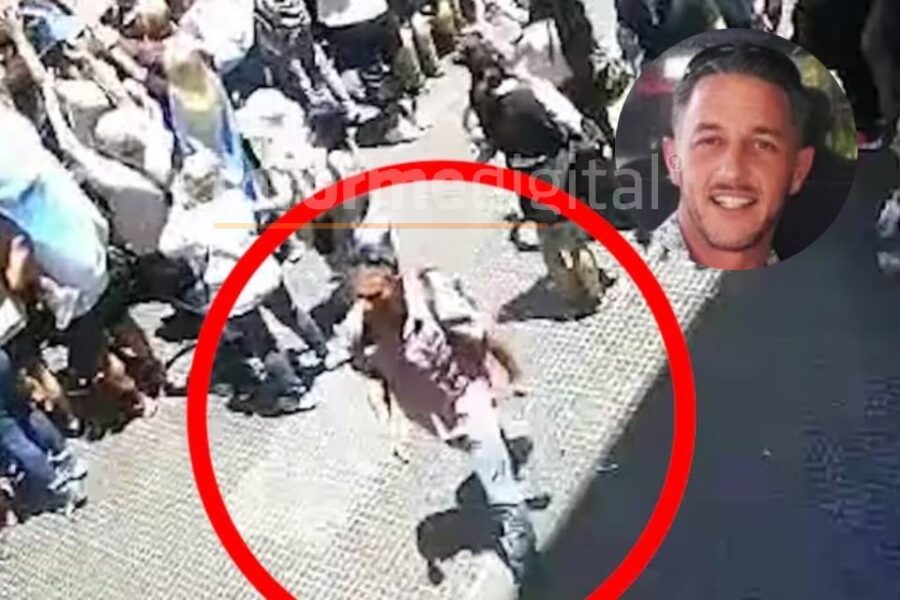 Es entrerriano quien lanzó una botella a Javier Milei