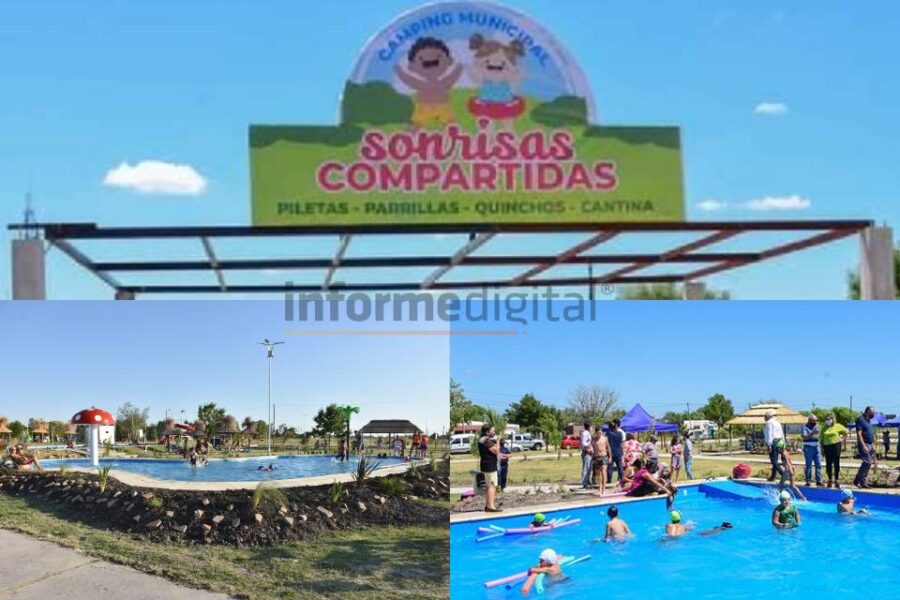 Inauguró la Temporada de Piletas 2024 en el Camping Municipal