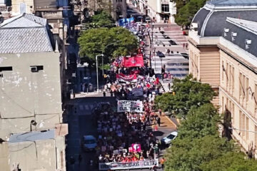 Imágenes del paro en Paraná