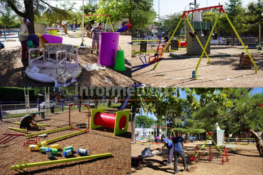 Modernización de juegos en espacios lúdicos y recreativos