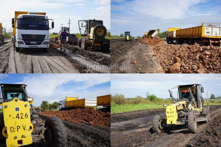 Restauración del camino rural 1° de Mayo