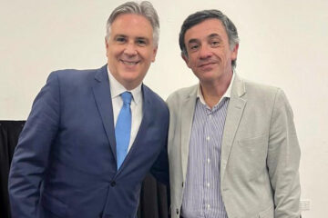 Oliva también se reunió con Llaryora