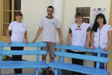 La Escuela Municipal de Oficios realizó trabajos comunitarios en la Escuela Nº5