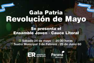 Gala Patria: Cauce Litoral se presenta en el Teatro 3 de Febrero